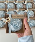 Wedding Candle Favor in Kraft Box – Handmade Bridal Party Gift